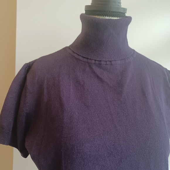 Majora Deep Purple Turtleneck Sweater - Picture 3 of 4